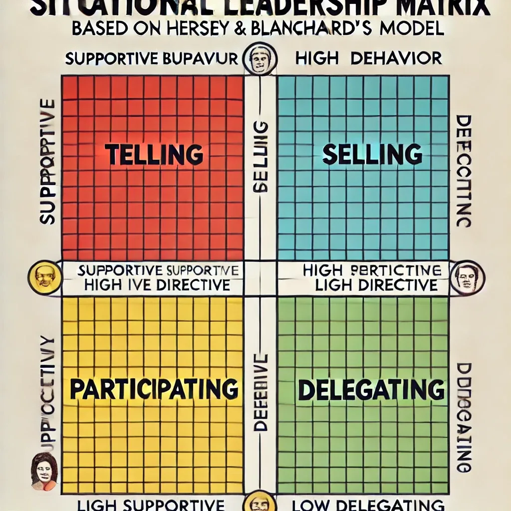 Situational Leadership Theory by Paul Hersey & Ken Blanchard
